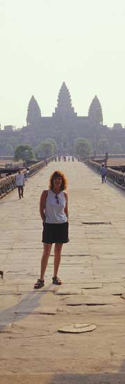 Bel Mooney in Cambodia