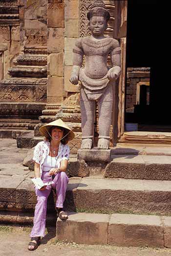 Bel traveled to Angkor Cambodia