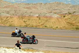 Harley and Bel in South Dakota